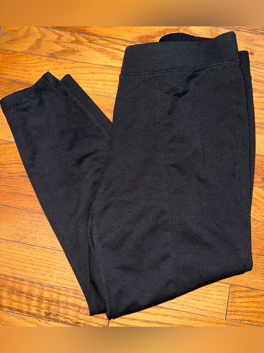 Maurices Black Women Stretch dress pants L short